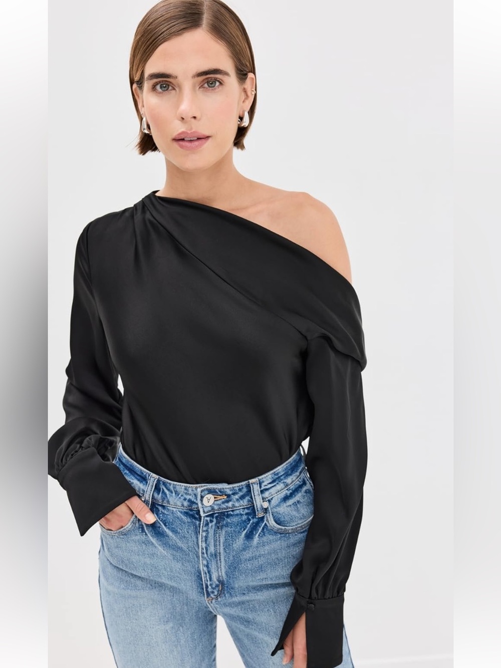NWT SIMKHAI Alice One Shoulder Top - Picture 2 of 11